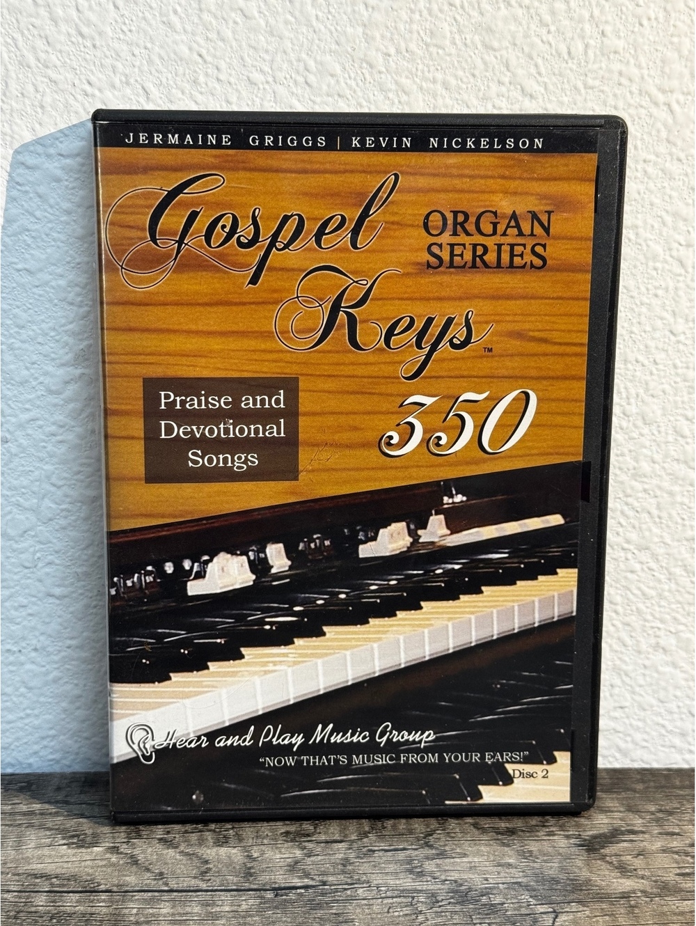 GospelKeys Organ Series 350 Disc 2 Praise Devotional Songs DVD Griggs Nickelson